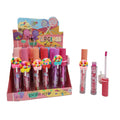 Lipgloss Lolipop com Anel Maquiagem Infantil