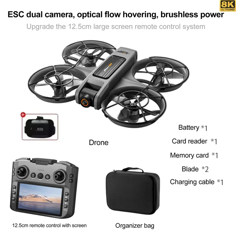 Original s156 drone 8k 5g 2.4g gps profissional hd fotografia aérea aeronaves de controle remoto hd câmera dupla quadcopter brinquedos uav