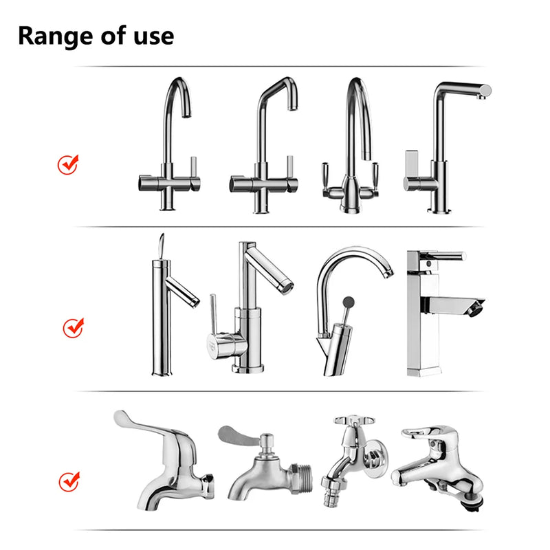 Adaptador universal para torneira de cozinha de 2/3 modos 360 ° Extensores de filtro de torneira de rotação, utensílios de cozinha, spray, economia de água, bico de torneira