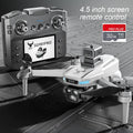 Drone 8k profissional gps hd câmera drones 5g wifi fpv vídeo 4k uav 5.9 polegada tela grande controle remoto rc dron sg109 pro max