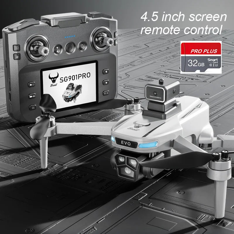 Drone 8k profissional gps hd câmera drones 5g wifi fpv vídeo 4k uav 5.9 polegada tela grande controle remoto rc dron sg109 pro max