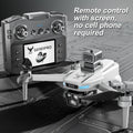 Drone 8k profissional gps hd câmera drones 5g wifi fpv vídeo 4k uav 5.9 polegada tela grande controle remoto rc dron sg109 pro max