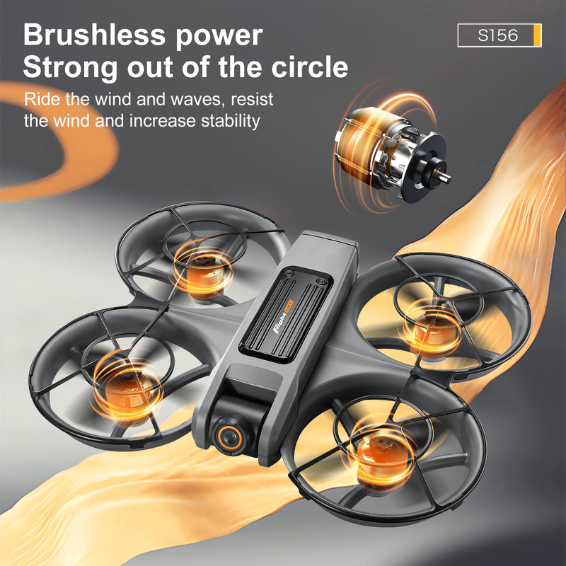 Original s156 drone 8k 5g 2.4g gps profissional hd fotografia aérea aeronaves de controle remoto hd câmera dupla quadcopter brinquedos uav