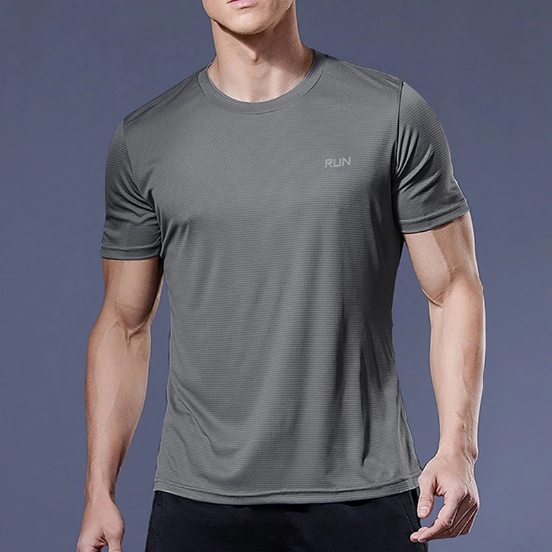 Camisas de corrida camisas de futebol camisa masculina roupas esportivas dos homens jogging camisetas de compressão de secagem rápida esporte camiseta fitness ginásio