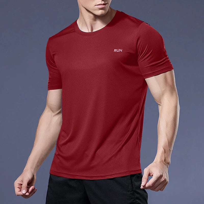 Camisas de corrida camisas de futebol camisa masculina roupas esportivas dos homens jogging camisetas de compressão de secagem rápida esporte camiseta fitness ginásio