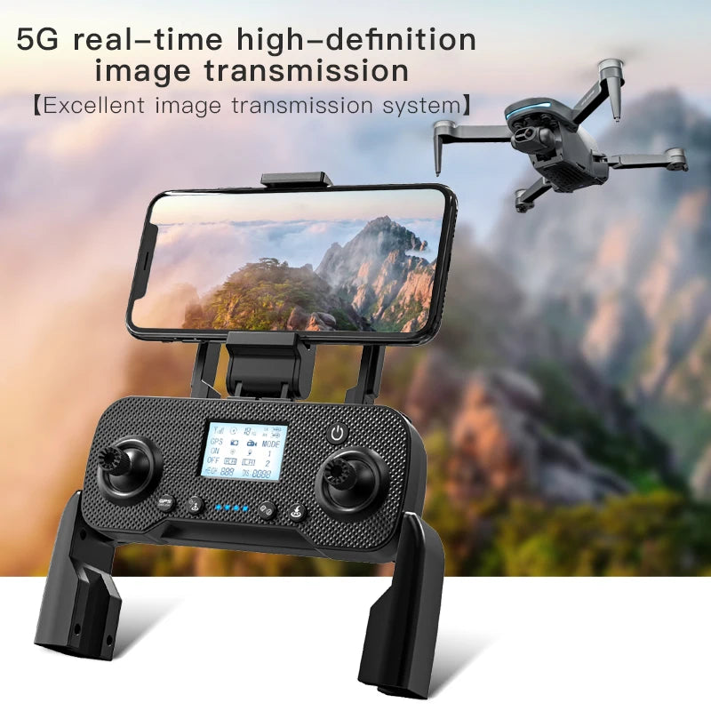 L200 PRO MAX Drone 4K Gimbal Profissional de 2 Eixos 360 °   Motor sem escova para evitar obstáculos GPS Quadcopter FPV RC Drones