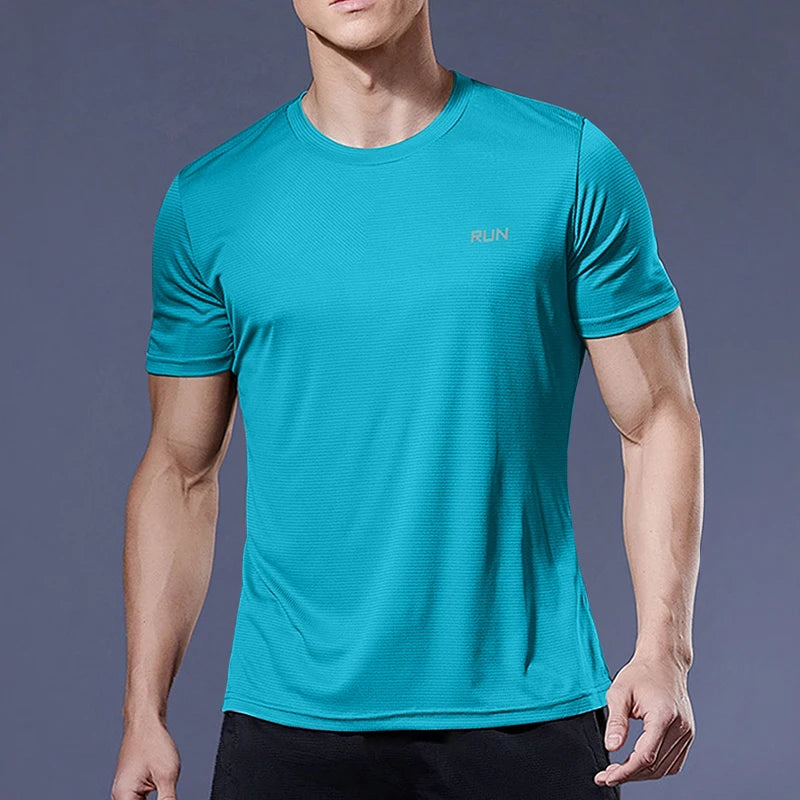 Camisas de corrida camisas de futebol camisa masculina roupas esportivas dos homens jogging camisetas de compressão de secagem rápida esporte camiseta fitness ginásio