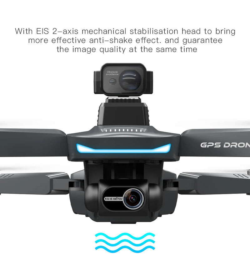L200 PRO MAX Drone 4K Gimbal Profissional de 2 Eixos 360 °   Motor sem escova para evitar obstáculos GPS Quadcopter FPV RC Drones