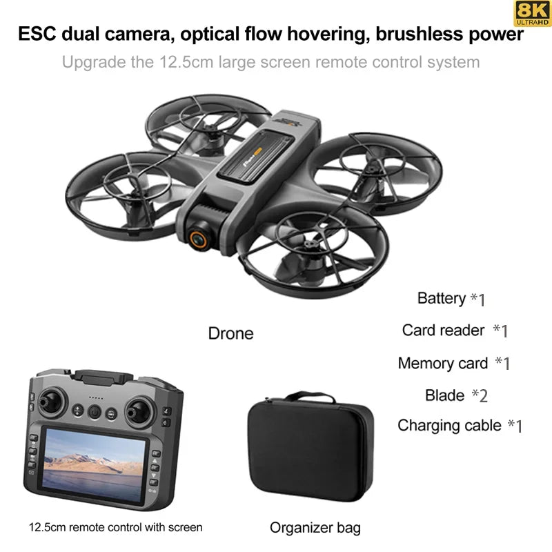 Original s156 drone 8k 5g 2.4g gps profissional hd fotografia aérea aeronaves de controle remoto hd câmera dupla quadcopter brinquedos uav