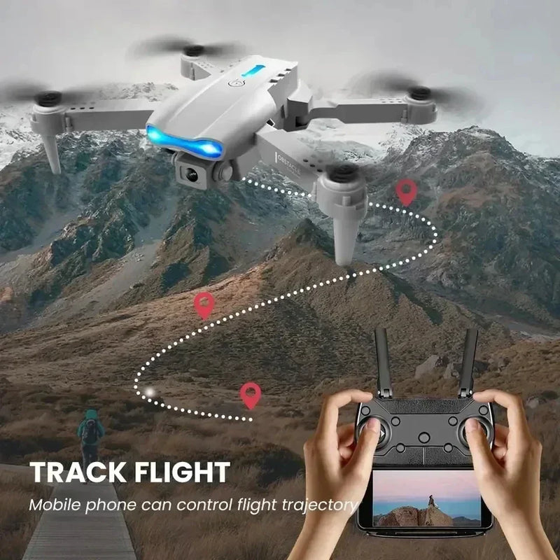 Nova câmera e99 8k hd drones de controle remoto dobrável quadcopter fluxo óptico posicionamento fotografia aérea controle remoto dron