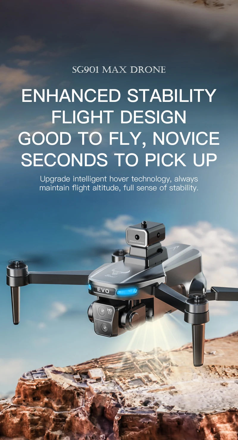 Drone 8k profissional gps hd câmera drones 5g wifi fpv vídeo 4k uav 5.9 polegada tela grande controle remoto rc dron sg109 pro max