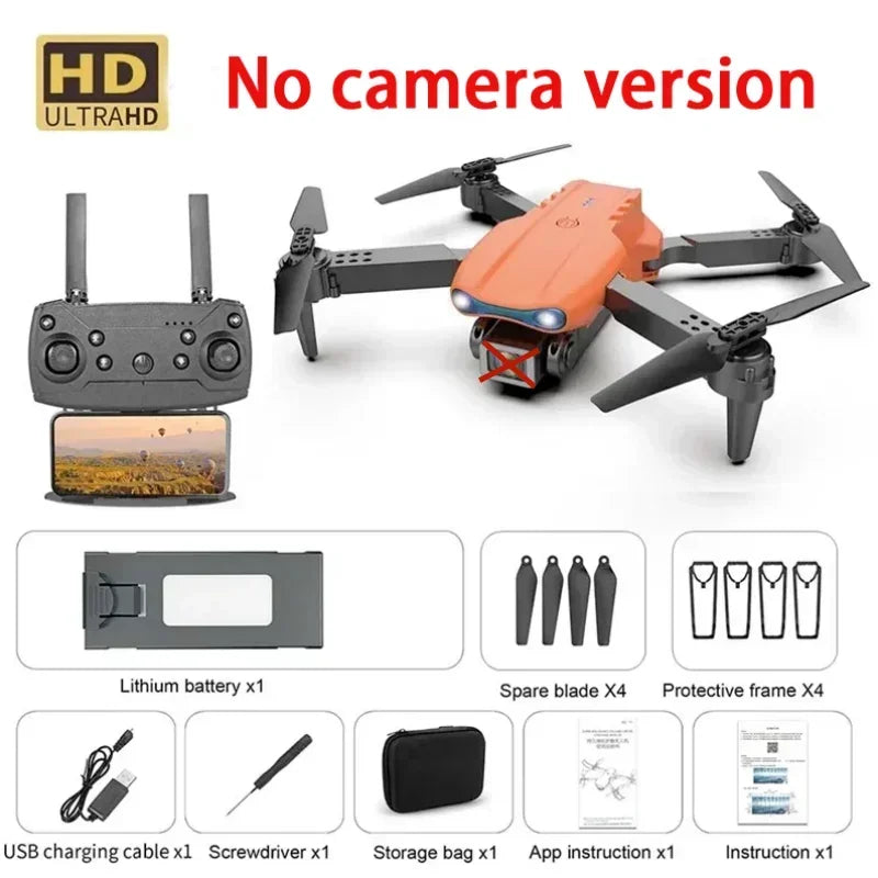 Nova câmera e99 8k hd drones de controle remoto dobrável quadcopter fluxo óptico posicionamento fotografia aérea controle remoto dron