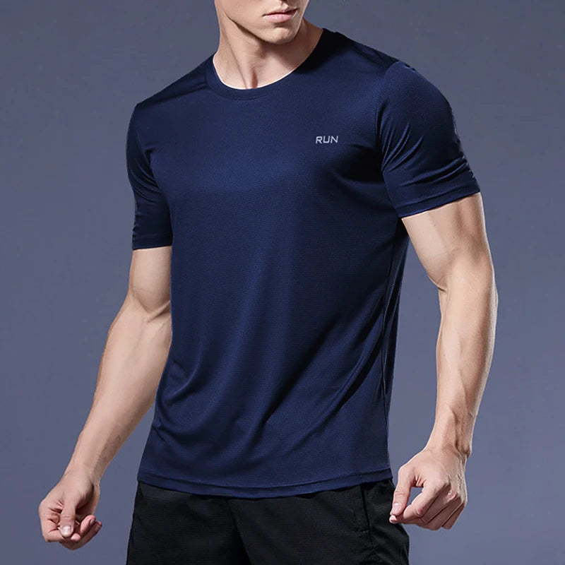 Camisas de corrida camisas de futebol camisa masculina roupas esportivas dos homens jogging camisetas de compressão de secagem rápida esporte camiseta fitness ginásio