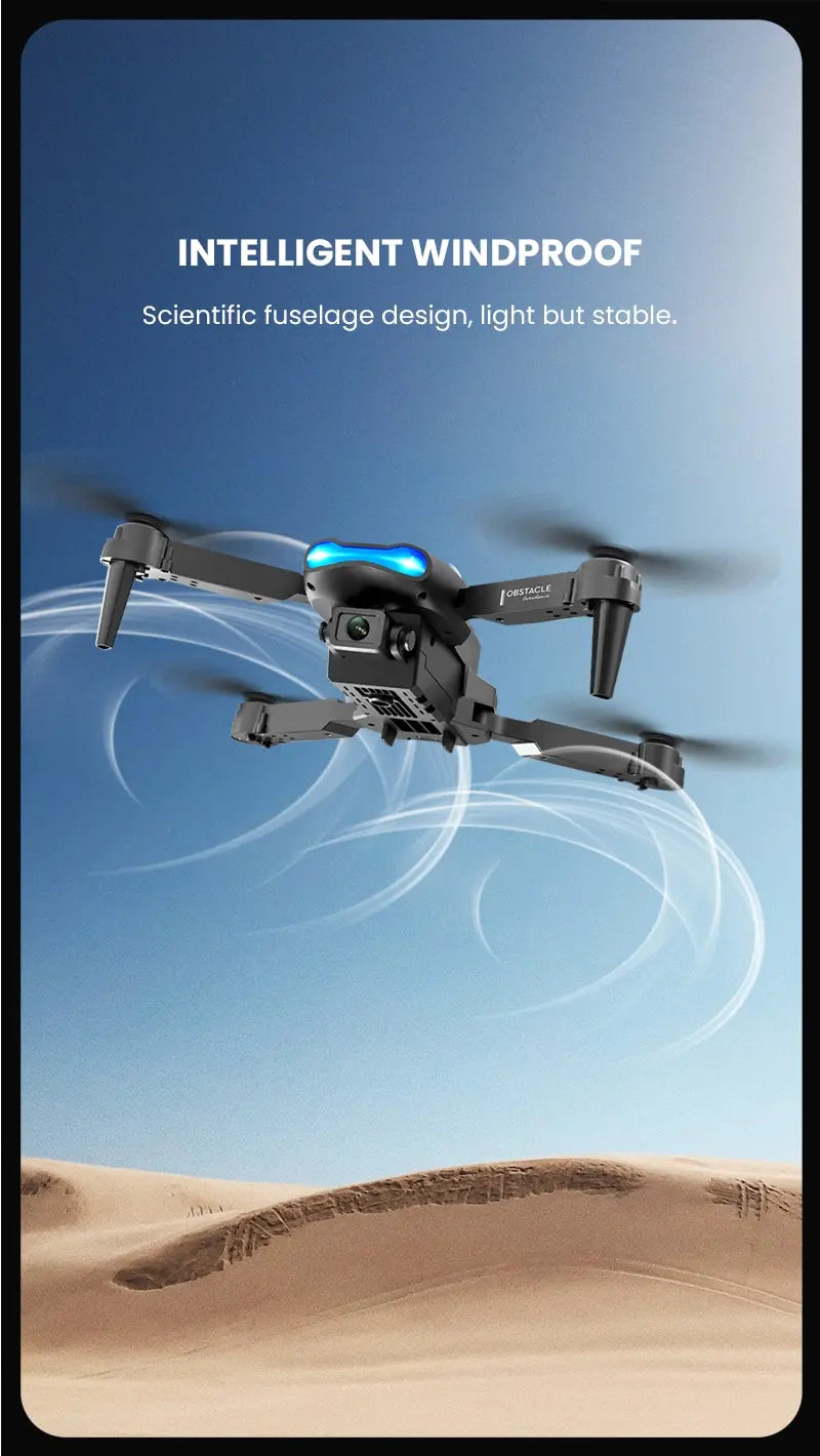 Nova câmera e99 8k hd drones de controle remoto dobrável quadcopter fluxo óptico posicionamento fotografia aérea controle remoto dron